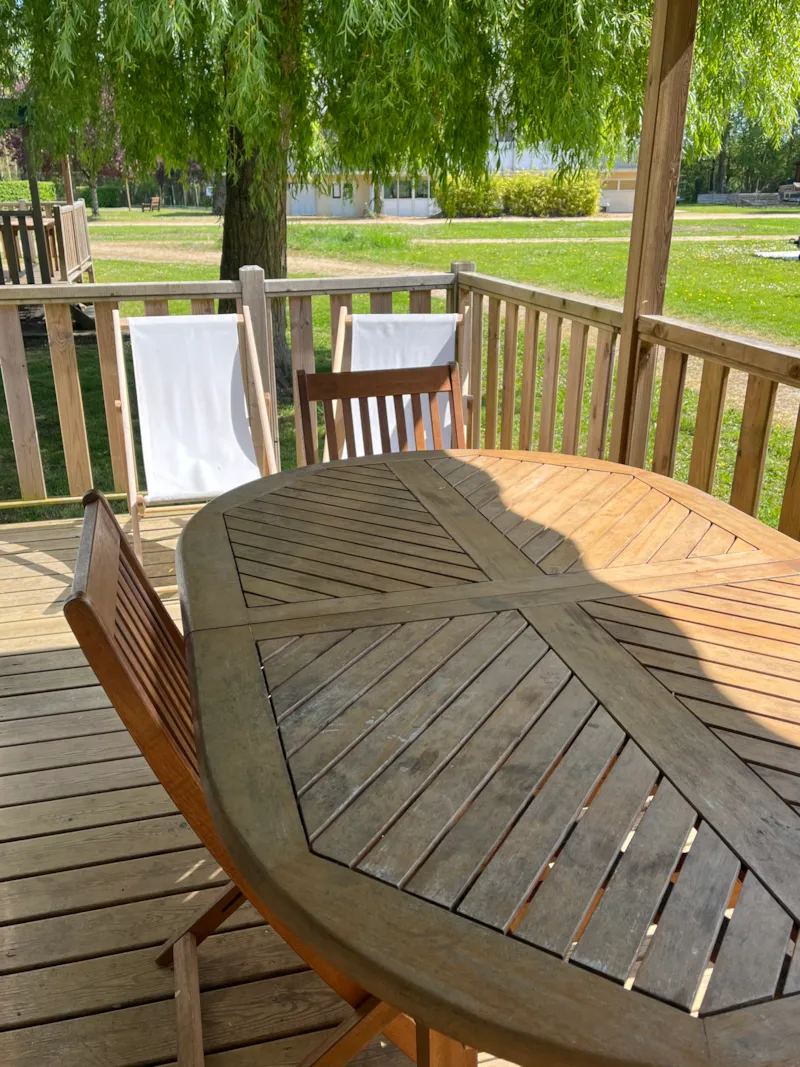 Mobil Home Premium (3 Chambres) + Terrasse Couverte