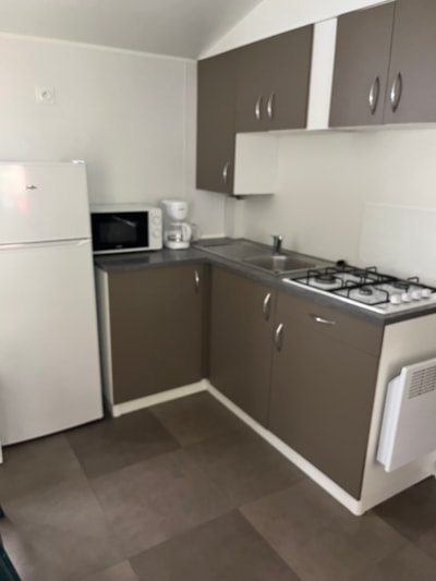 Comfort mobile home (2 bedrooms) + Covered terrace