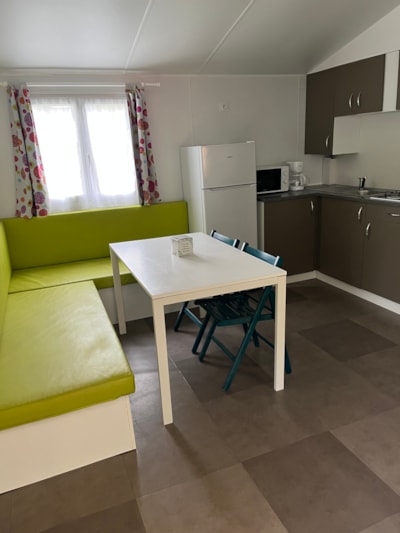 Comfort mobile home (2 bedrooms) + Covered terrace
