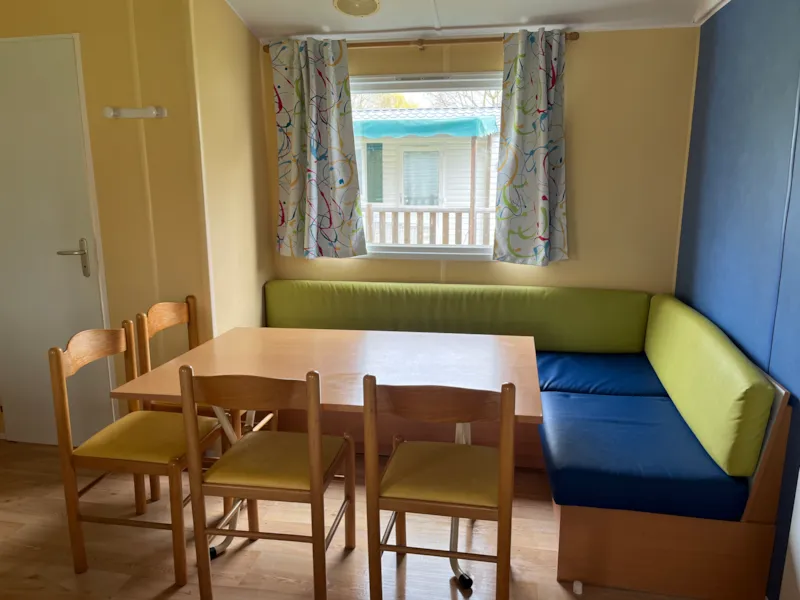 Mobil Home Éco (3 Chambres) + Terrasse Couverte