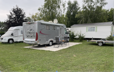 Pitch: motor home + electricity