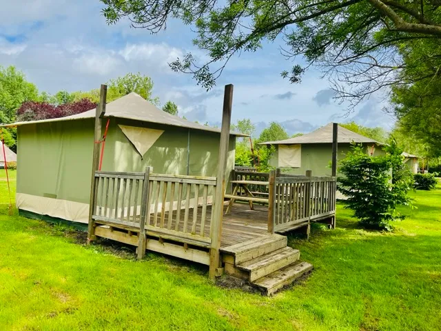 Mietunterkunft - Zeltbungalow (2 Zimmer) - Camping Morédéna