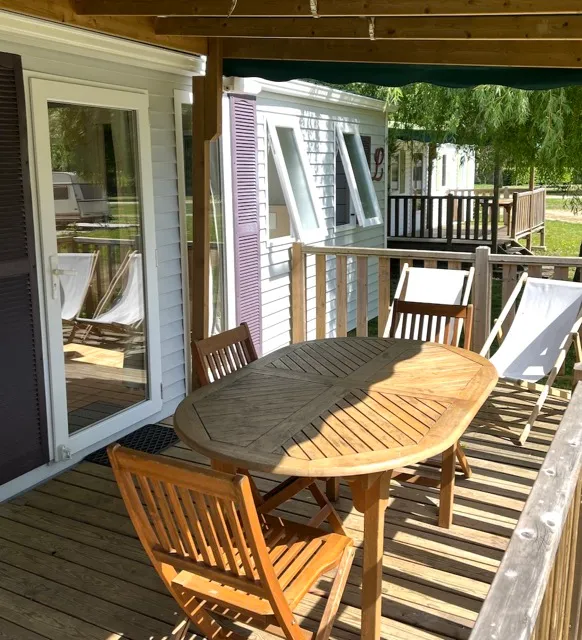 Mobil Home Premium (3 Chambres) + Terrasse Couverte