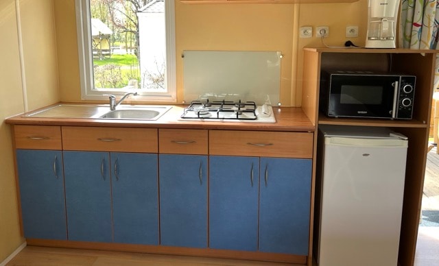 Mobilheim Eco (2 Zimmer) + überdachte terrasse