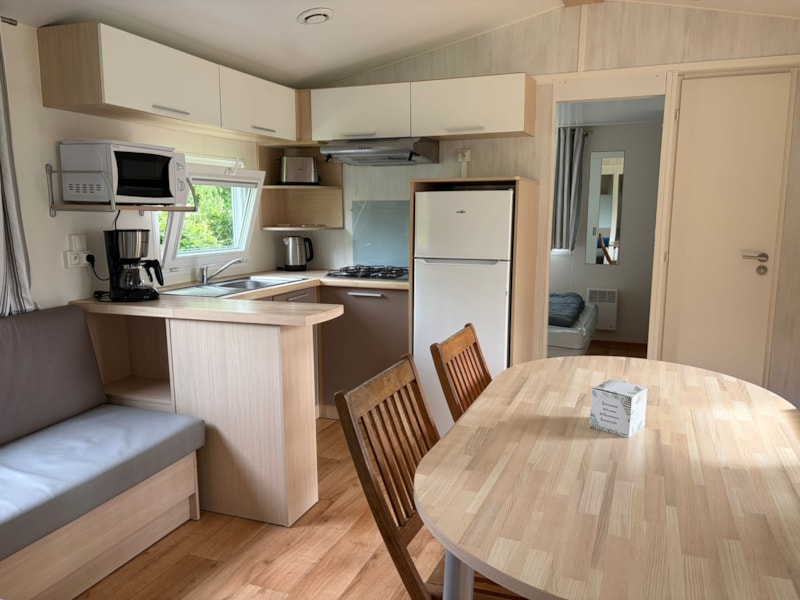 Mobilheim Premium (3 Zimmer) + überdachte terrasse