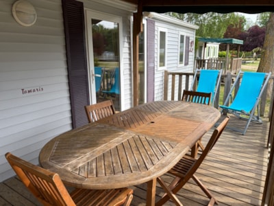 Mobile-home Premium (3 bedrooms) + covered terrace