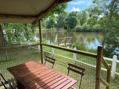 Lodge River view (2 bedrooms) + sheltered terrace
