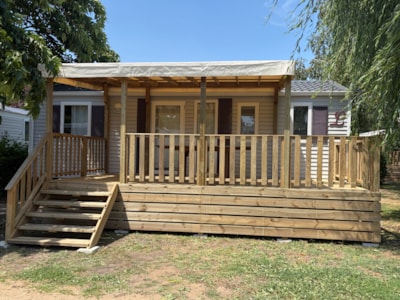 Mobile-home Premium (3 bedrooms) + covered terrace