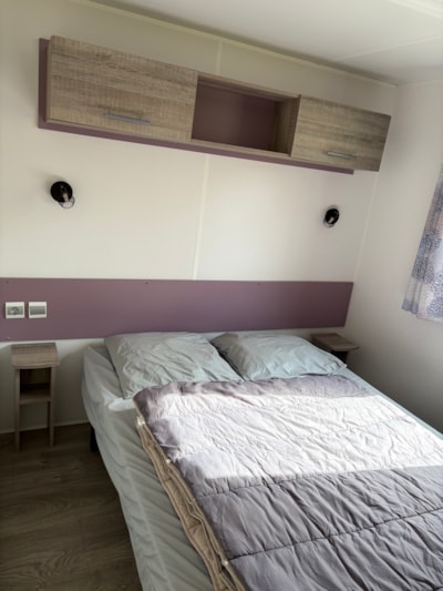 Mobile-home confort (3 bedrooms) + covered terrace