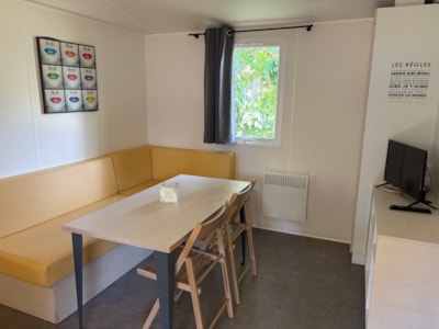 Comfort mobile home (2 bedrooms) + Covered terrace