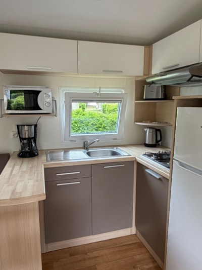 Mobile-home Premium (3 bedrooms) + covered terrace