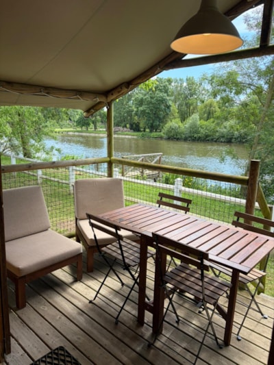 Lodge River view (2 bedrooms) + sheltered terrace