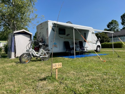 PITCH: Trailer, RV, or Van (without electricity)