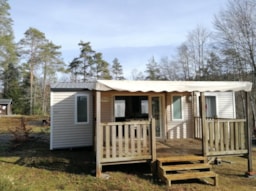 Mobile-Home Grand Confor  - 3 Bedrooms - Separate Living Room - French Window - Terrace