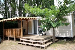 Huuraccommodatie(s) - Grand Cottage Famille - 2 Slaapkamers (Zaterdag) - Max 2 Volwassenen - Camping Ardèche Domaine de Gil