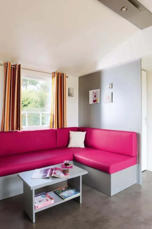 Accommodation - Large Family Cottage - 2 Bedrooms (Saturday) - Max. 2 Adults - image n°2 - Camping Ardèche Domaine de Gil