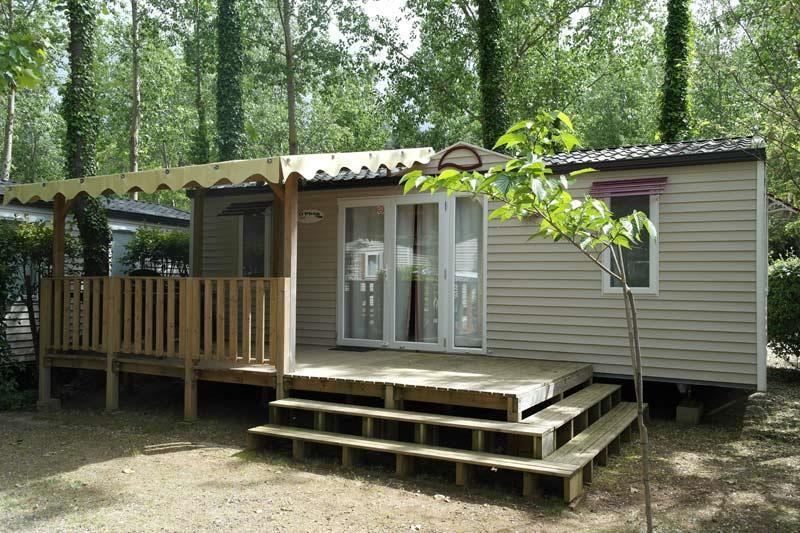 Accommodation - Cottage Tradition Famille - 2 Bdrms (Sunday) - Camping Ardèche Domaine de Gil