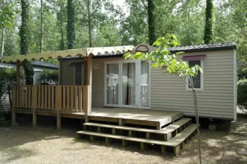 Mietunterkunft - Cottage Tradition Famille - 2 Zimmer (Sonntag) - 2 Erwachsene Max - Camping Ardèche Domaine de Gil