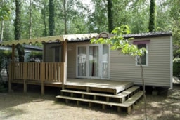 Huuraccommodatie(s) - Cottage Tradition Famille - 2 Slaapkamers (Zondag) - Max 2 Volwassenen - Camping Ardèche Domaine de Gil