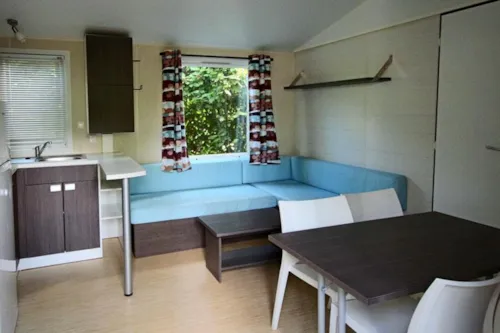 Huuraccommodatie(s) - Cottage Tradition - 2 Slaapkamers (Zaterdag) - Max 4 Volwassenen - image n°5 - Camping Ardèche Domaine de Gil