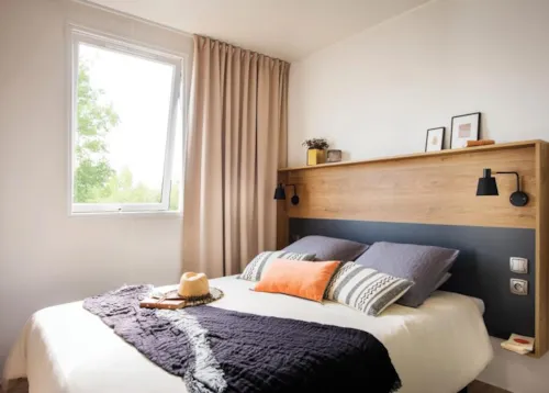 Accommodation - Cottage Evasion - 2 Bedrooms (Sunday) - 2 Adults Max - Air-Conditioned - image n°3 - Camping Ardèche Domaine de Gil