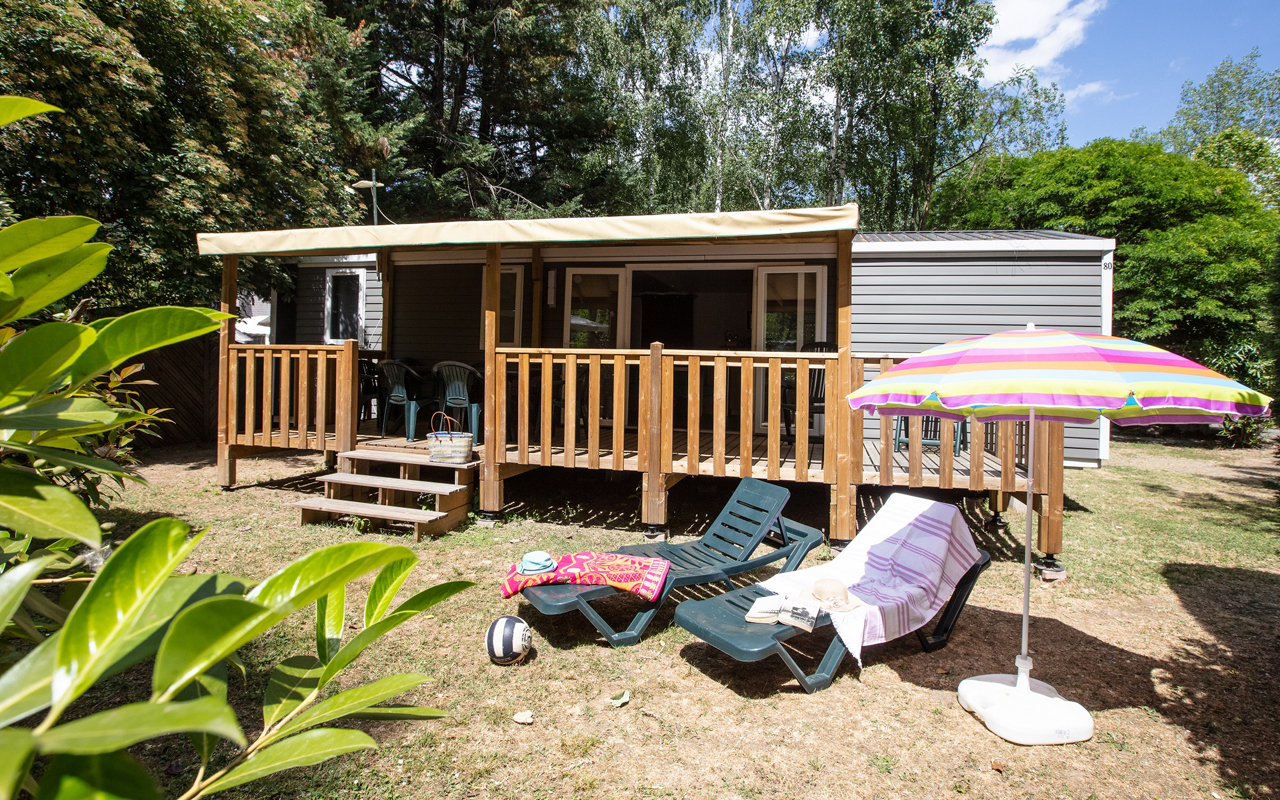 Mietunterkunft - Family Xxl - 4 Zimmer (Sonntag) - Camping Ardèche Domaine de Gil