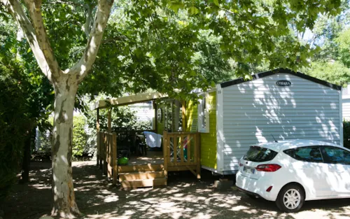 Accommodation - Family Premium - 3 Bedrooms (Saturday) - 4 Adults Max - Air-Conditioned - image n°2 - Camping Ardèche Domaine de Gil