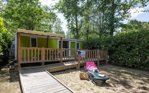 Mietunterkunft - Life Pmr – 2 Zimmer (Samstag) – Max. 2 Erwachsene – Klimatisiert - image n°1 - Camping Ardèche Domaine de Gil