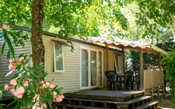 Mietunterkunft - Cottage Tradition - 2 Zimmer (Samstag) - 4 Erwachsene Max - Camping Ardèche Domaine de Gil