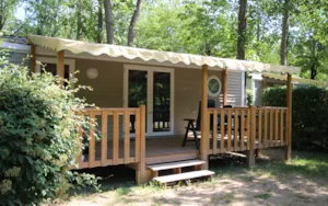 Locatif - Großes Familienzimmer – 2 Schlafzimmer (Sonntag) – max. 2 Erwachsene – klimatisiert - Camping Ardèche Domaine de Gil