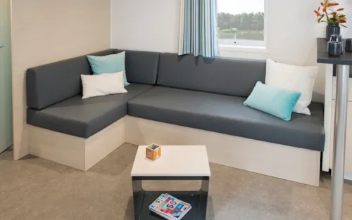 Huuraccommodatie(s) - Family Xxl - 4 Kamers (Zondag) - Max. 4 Volwassenen - Airconditioning - image n°7 - Camping Ardèche Domaine de Gil