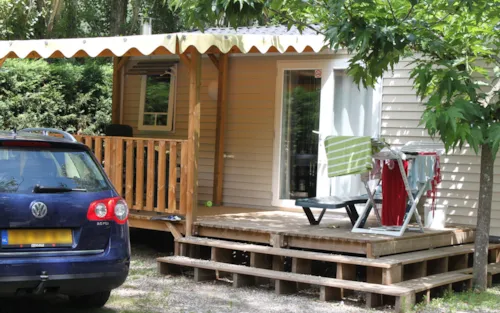Huuraccommodatie(s) - Grote Familie Cottage - 2 Slaapkamers (Zondag) - Max. 2 Volwassenen - image n°5 - Camping Ardèche Domaine de Gil