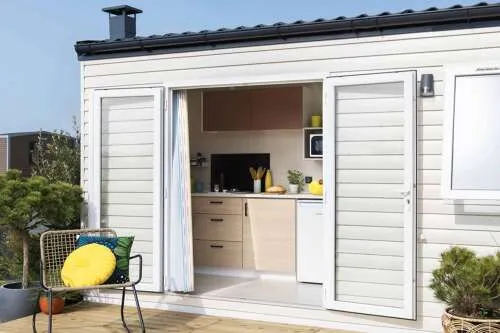 Location - Mobil Home 2 Personnes - Camping Le Bois des Ecureuils