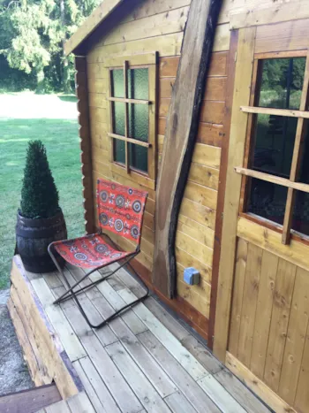 Mietunterkunft - Chalet Pêcheur + Terrasse - Camping Foxycamp