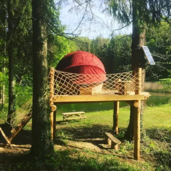 Mietunterkunft - La Minibulle Petite Ourse - Camping Foxycamp