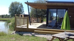 Mietunterkunft - Cottage Ufergegend Premium 32M² (2 Schlafzimmer) + Terrasse 15M² - Lodges de Blois-Chambord