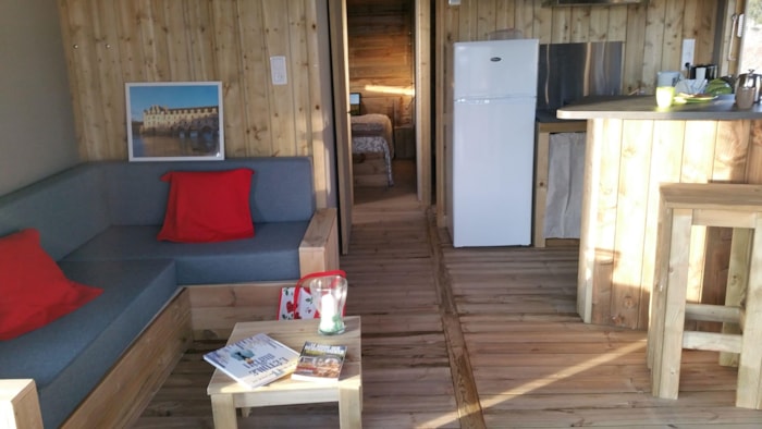 Lodge Sur Pilotis 32M² Confort + (2 Chambres) + Terrasse Couverte 12M²