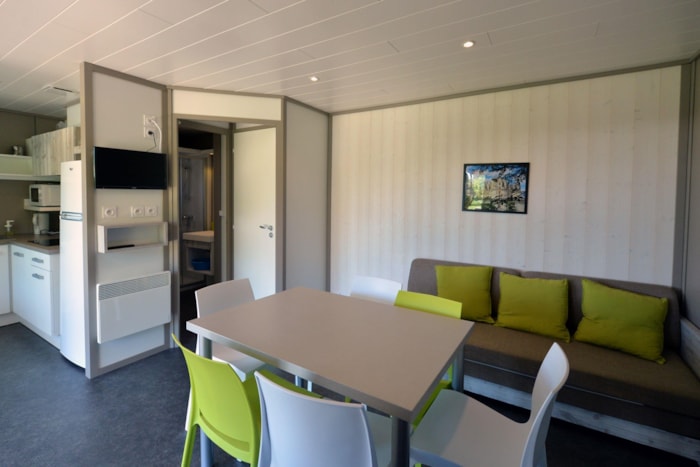 Chalet Premium 32M² (2 Chambres) + Terrasse 15M²