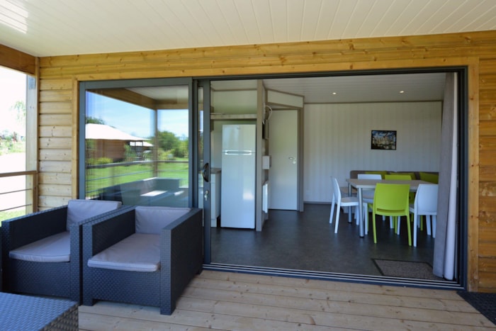 Chalet Premium 32M² (2 Chambres) + Terrasse 15M²