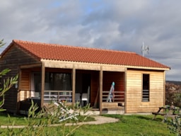 Huuraccommodatie(s) - Chalet Premium 32M² (2 Slaapkamers) + Terras 15M² - Lodges de Blois-Chambord