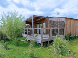 Mietunterkunft - Hütte Manyara Premium 2 Schlafzimmer, 2 Badezimmer, 33 M² + Terrasse 20 M² - Lodges de Blois-Chambord