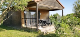 Mietunterkunft - Hütte Premium 34M² (2 Schlafzimmer) + Terrasse 15M² - Lodges de Blois-Chambord