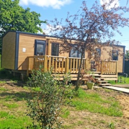 Alojamiento - Cottage Premium +Air Conditioner 40M2 (3 Bedrooms, 2 Bathrooms) +Terrace - Lodges de Blois-Chambord