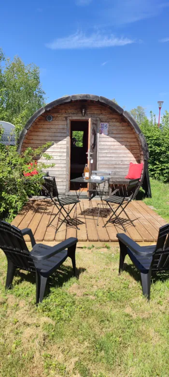 Mietunterkunft - Schalffass 1 Schlafzimmer - Lodges de Blois-Chambord