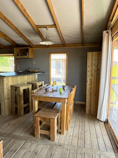Lodge on stilts 32m² 2 bedrooms