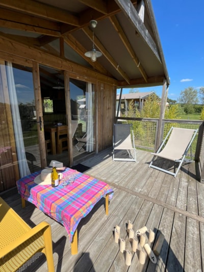 Lodge on stilts 32m² 2 bedrooms