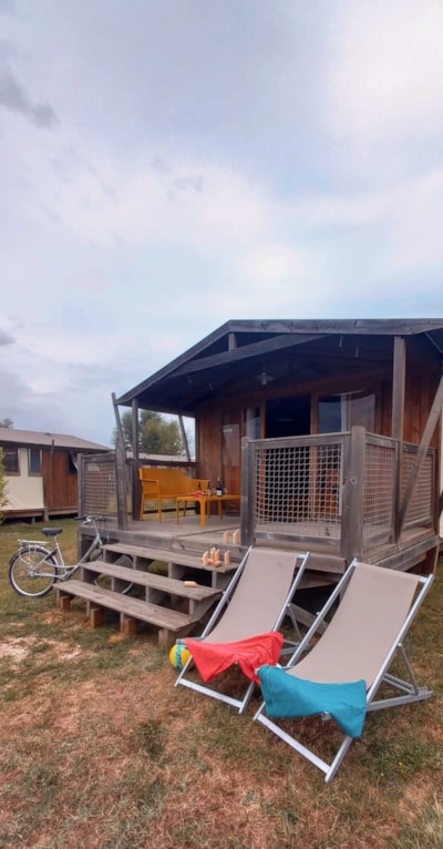 Lodge on stilts 32m² 2 bedrooms