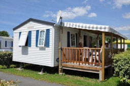 Huuraccommodatie(s) - Stacaravan 28-30M² - 2 Slaapkamers - Overdekt Terras. - Camping Fautais