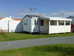 Accommodation - Mobilhome 26M² - 2 Bedrooms - Sheltered Terrace - Camping Fautais