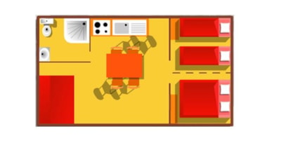 Apartment 32m² - 2 bedrooms — 6